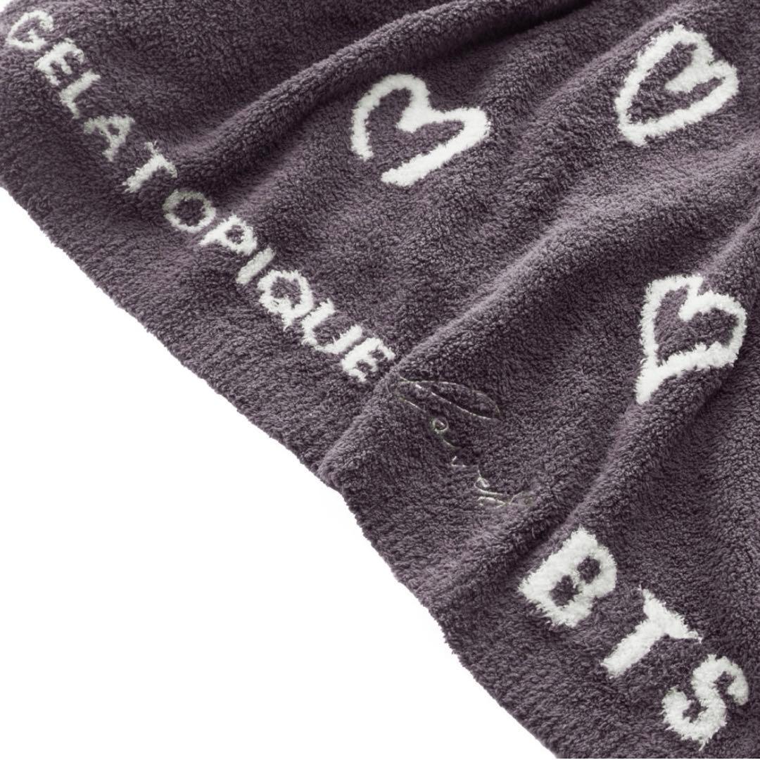 BTS ジェラピケ コラボ ブランケット(グレー) - メルカリ