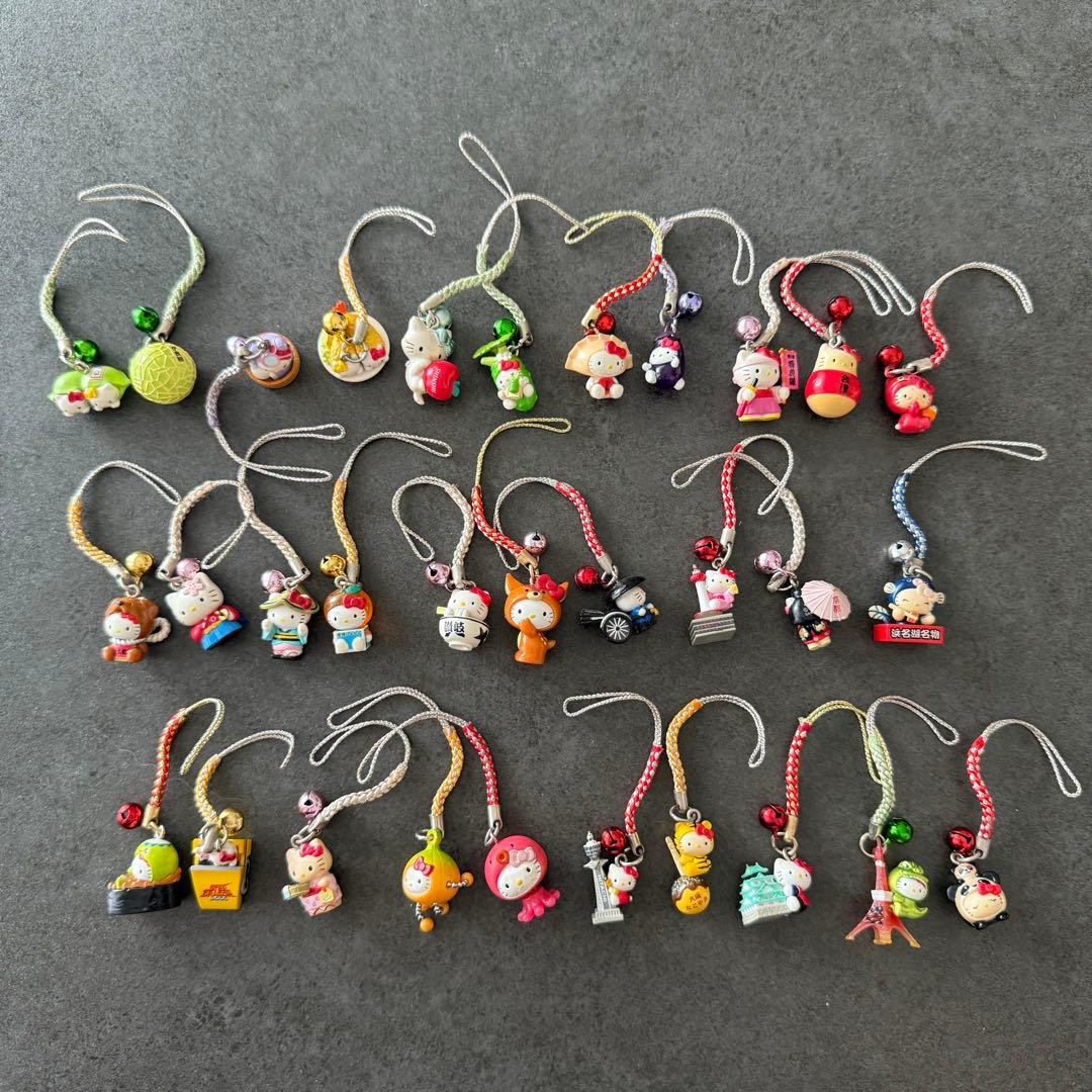 ご当地キティ　ストラップ　31個セット