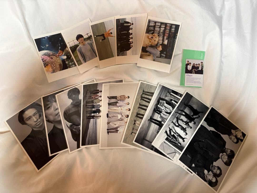 V6 グッズ まとめ売り guys 公式写真 ハンカチ クリアファイル 会報