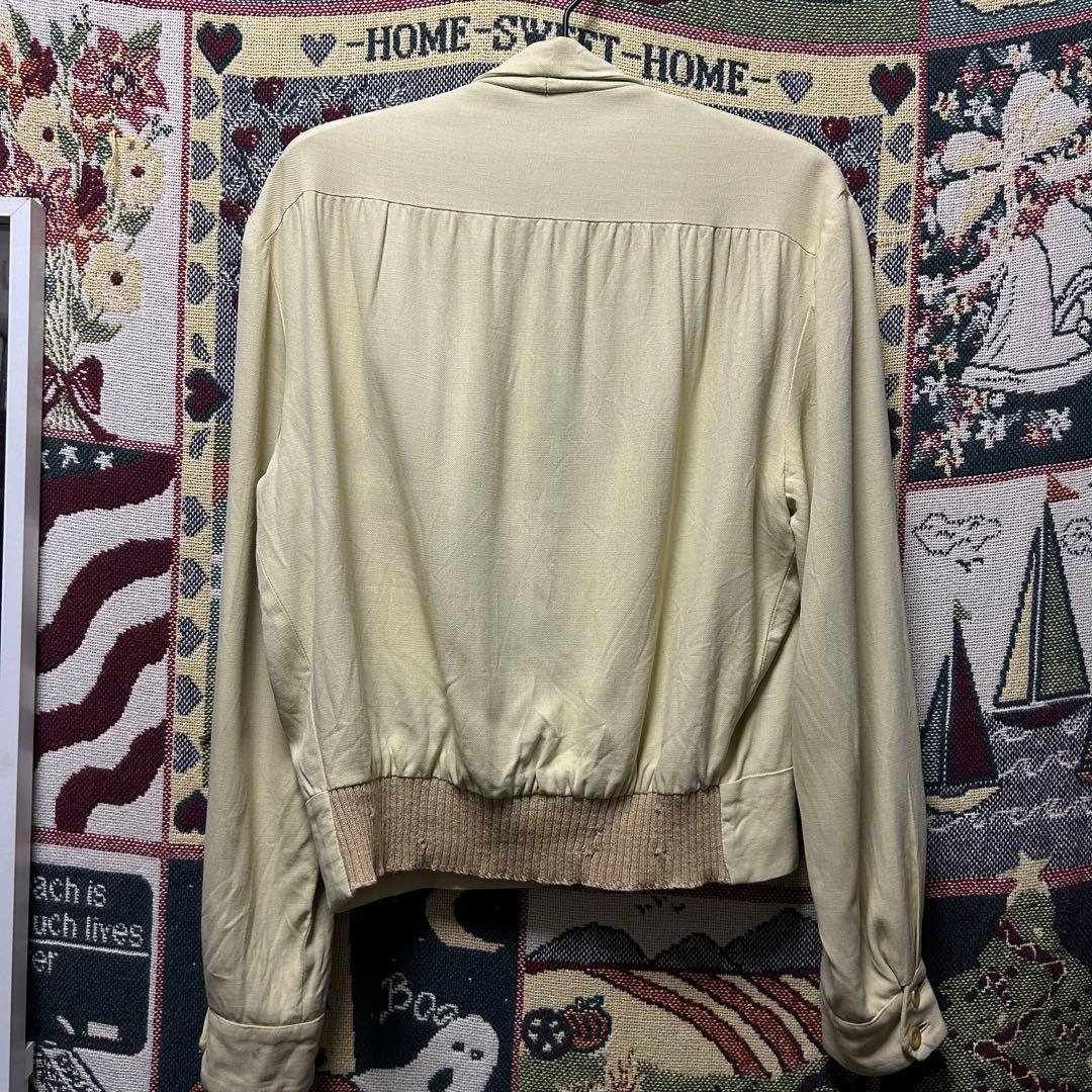 き*君様 50s ギャバジャン リブ付き