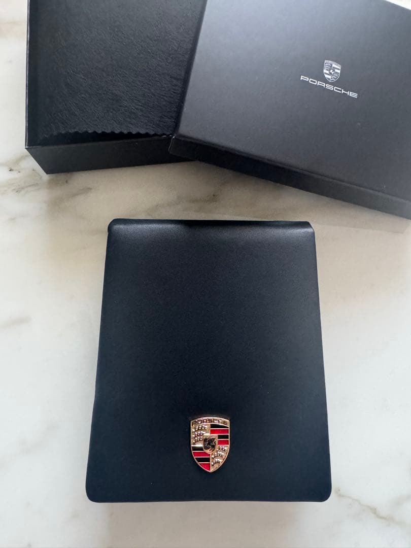 Porsche レザー財布 黒