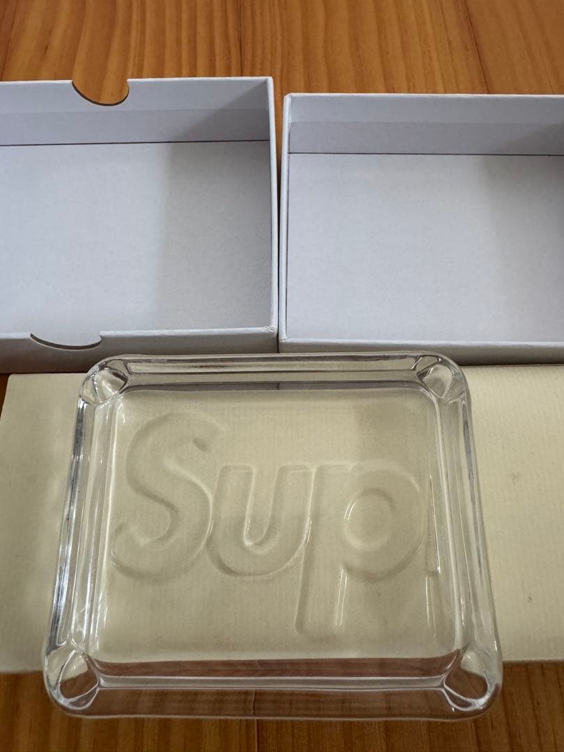 Supreme Debossed Glass Ashtray 灰皿 未使用
