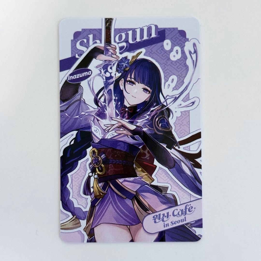 原神 韓国限定 ランダムフォトカード 雷電将軍 - メルカリ