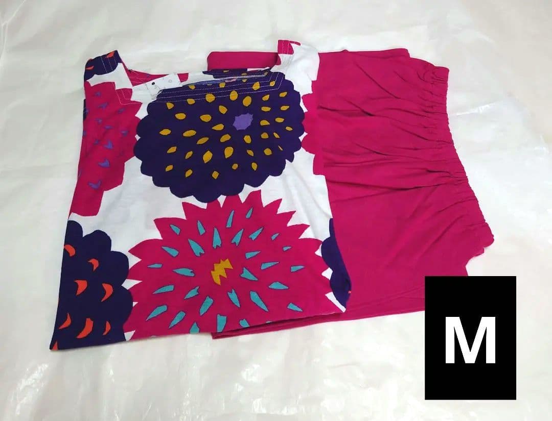 新品タグ付き ワコール 睡眠科学 パジャマ 接触冷感ルームウェア 花 M net限定】ワコール/睡眠科学 パジャマ／わならべ 桜色（さくらいろ）