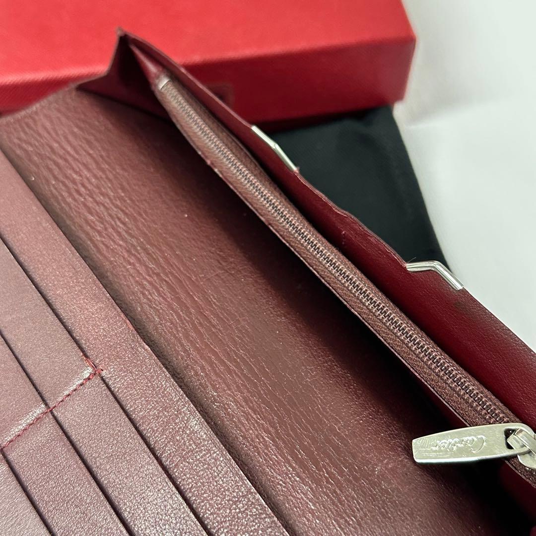 新品同様‼️ カルティエ Cartier 財布 二つ折り 長財布 サントス