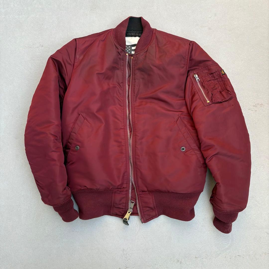 Alpha MA1 ワインレッド リバーシブル