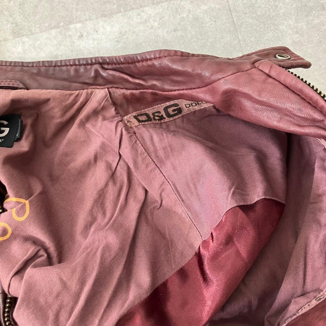 archive D&G ドルガバ レザー ジャケット/ブルゾン/size46 - メルカリ