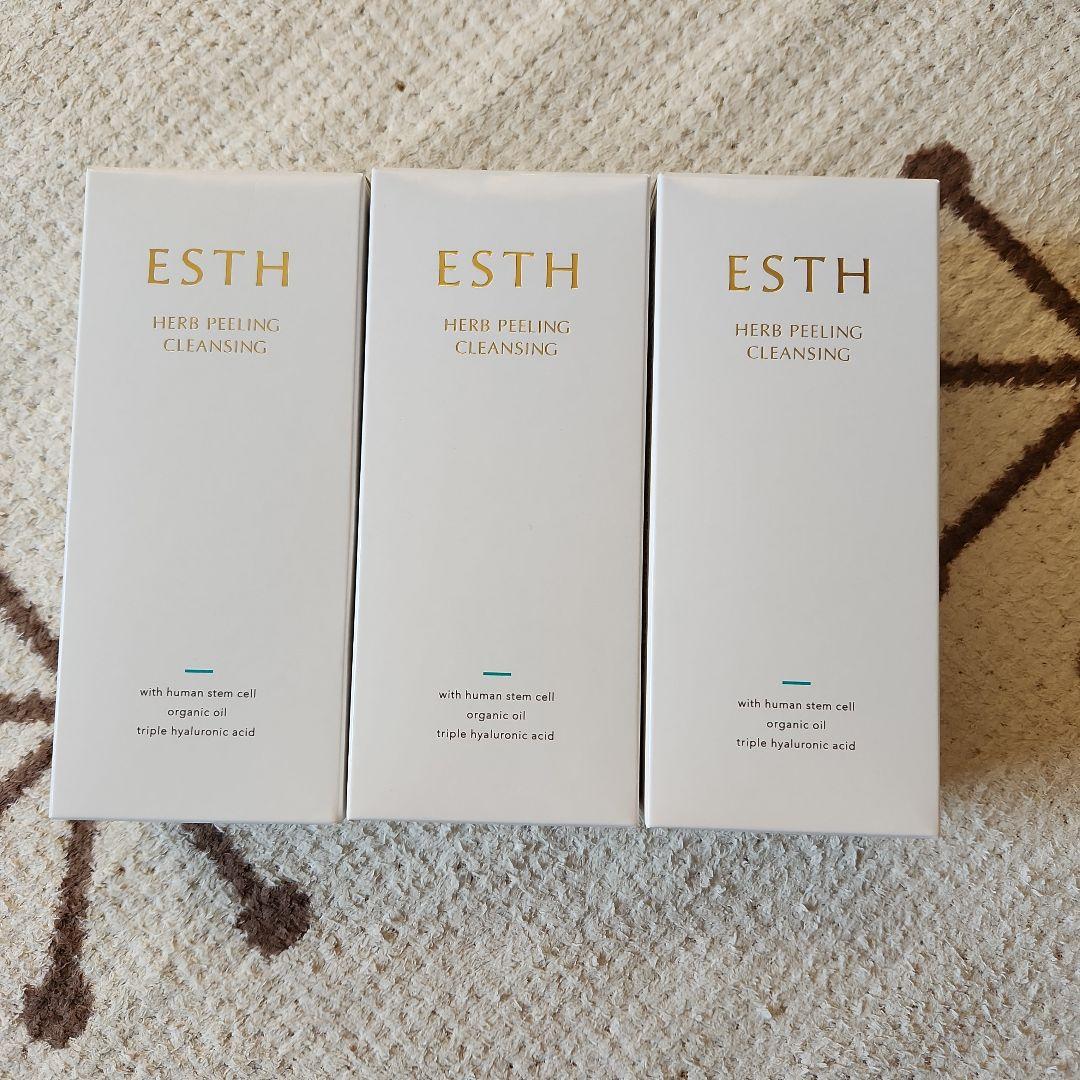 【新品未開封】ESTH ハーブピーリング クレンジング 120g　3箱Set