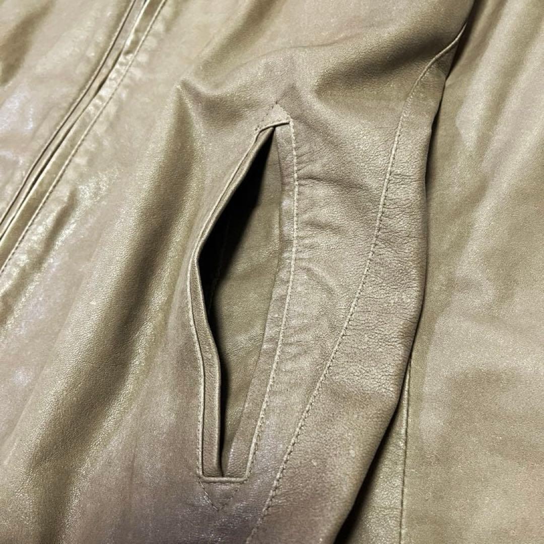 VAZZOLER シングルライダース VERA PELLE レザー イタリア製