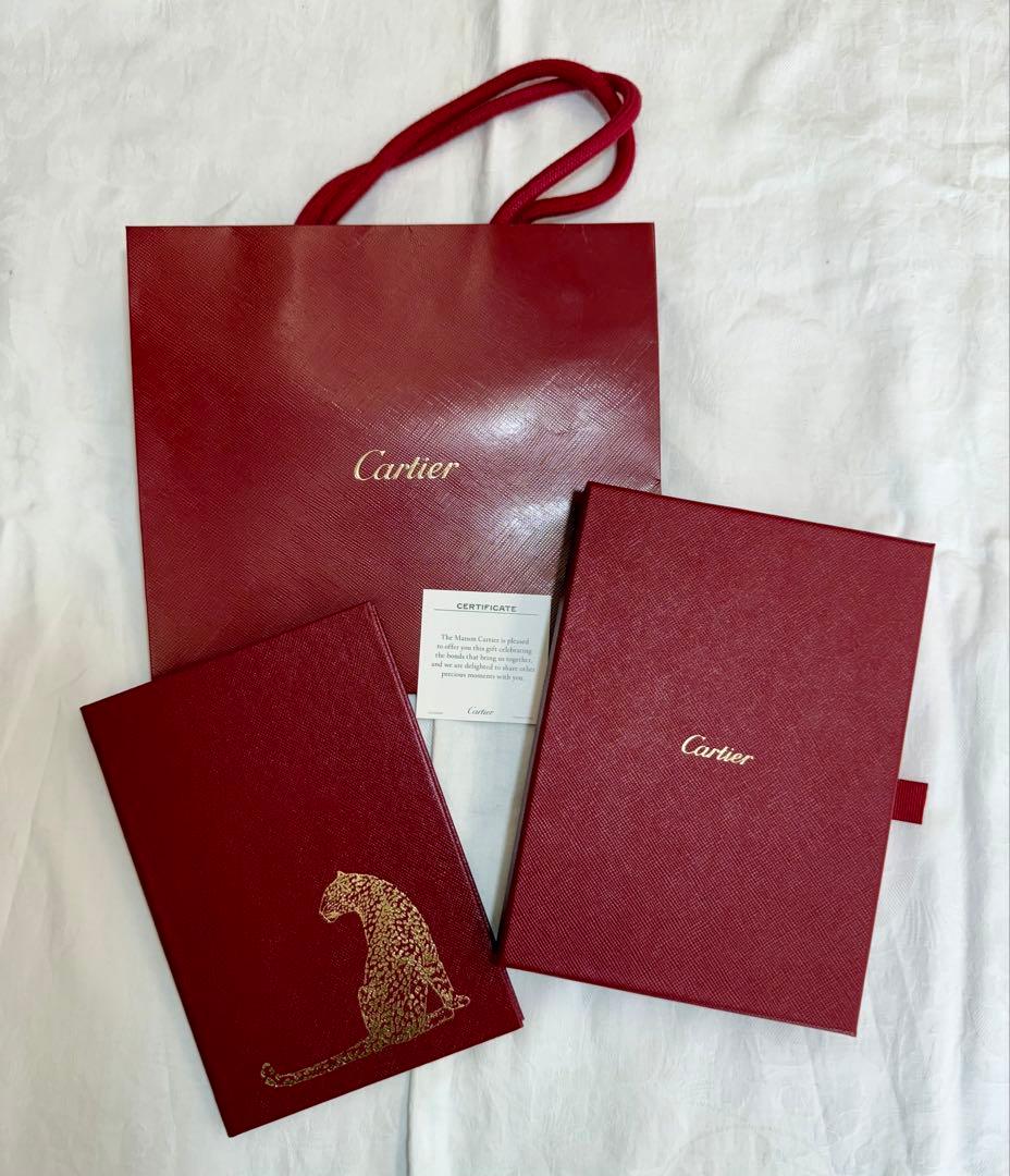 ■新品未使用Cartier カルティエ パンテール 手帳 ノートブック2点セット 新品・未使用【Cartier カルティエ パンテール ノート 赤白 2冊セット