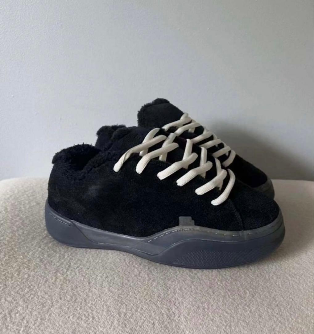 ERL vamps ブラック スエード スニーカー*27cm