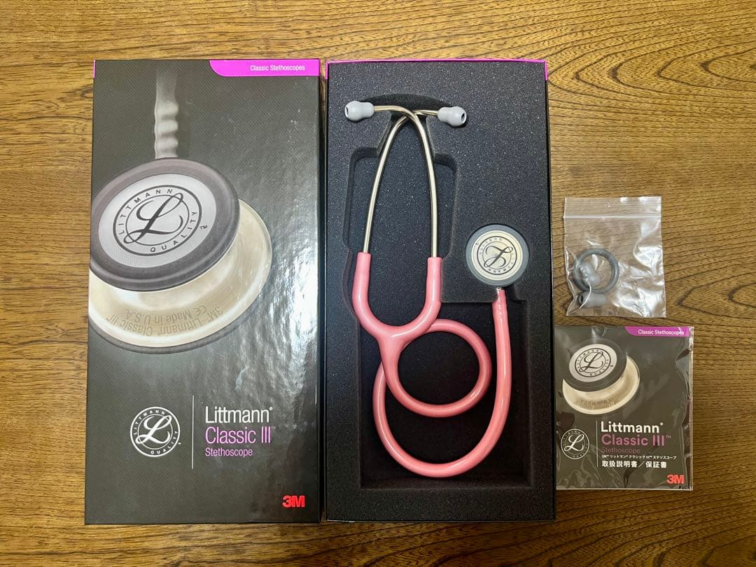 いちごパフェ様　Littmann Classic III 聴診器 ピンク