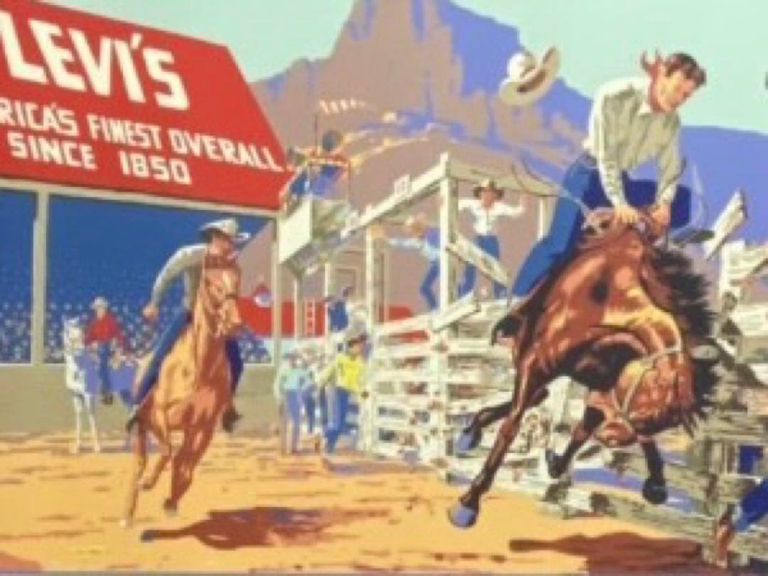 ビンテージ リーバイス 特大ショップバナー LEVI'S ペーパーバナー