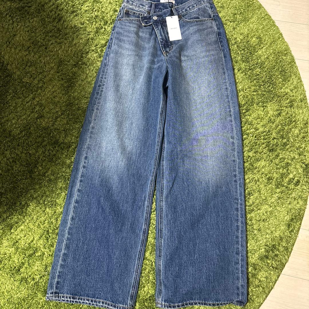 MOUSSY ストレートデニム ブルー