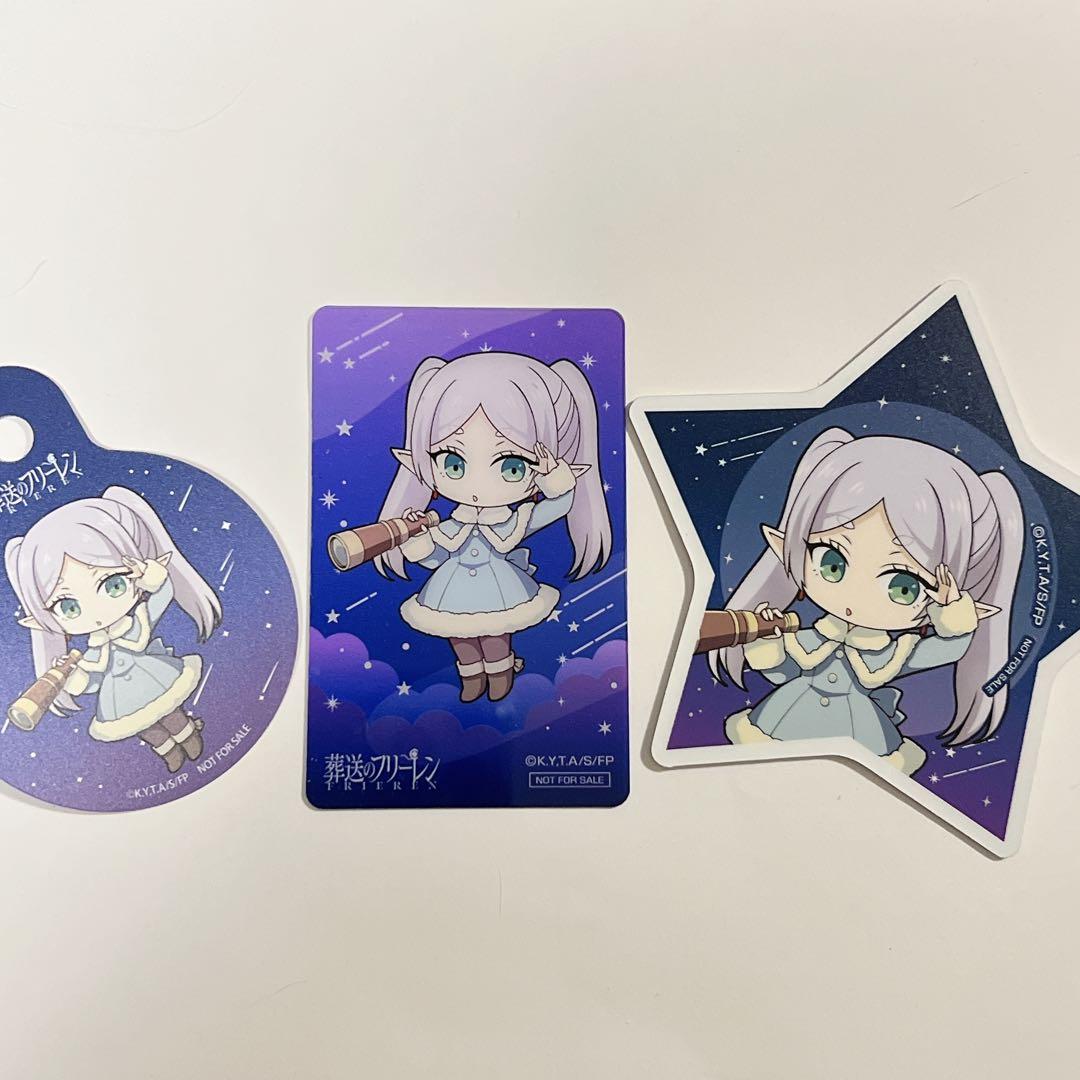 葬送のフリーレン ORB カフェ　天体観測クリアカード・コースター・ストロータグ
