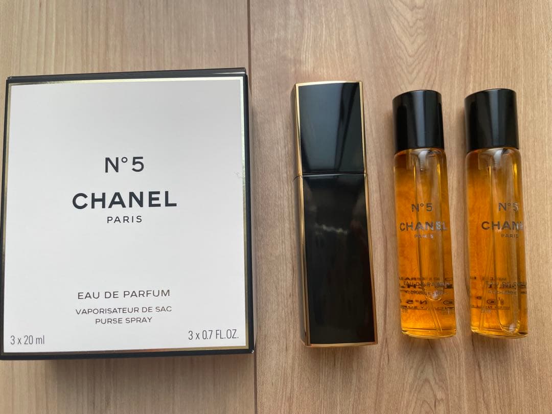 CHANEL N°5 パルファム 3本セット - メルカリ