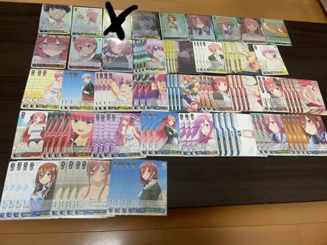 ヴァイスシュヴァルツ 五等分の花嫁 SR RR PRセット商品