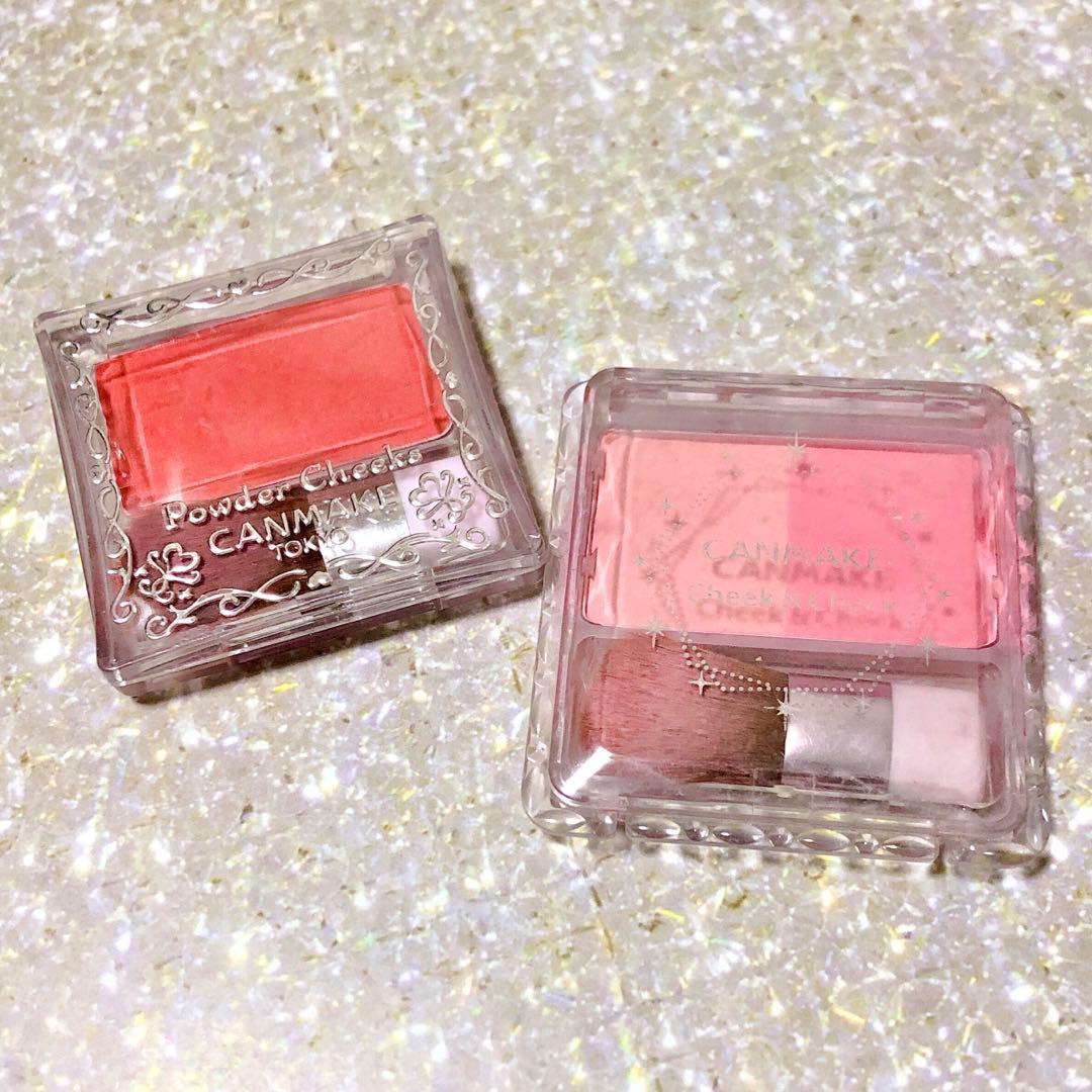 チーク　CANMAKE キャンメイク　ピンク