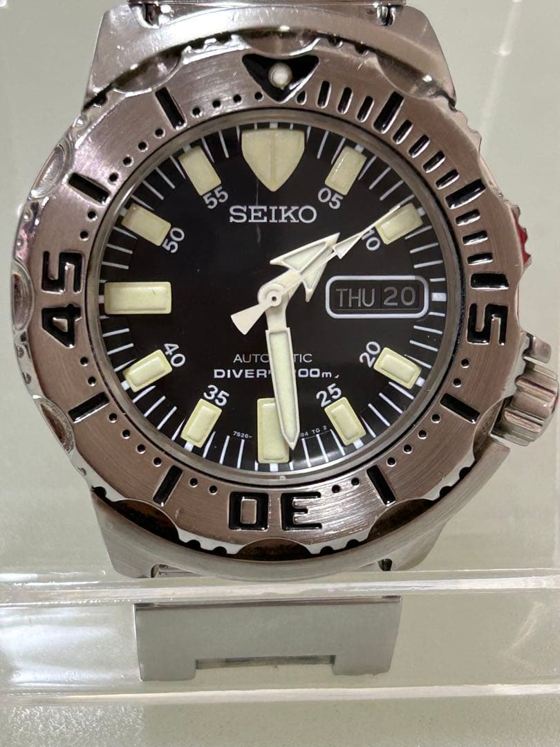 SEIKO ブラックモンスターSKX779 7S26-0350ダイバーズ自動巻