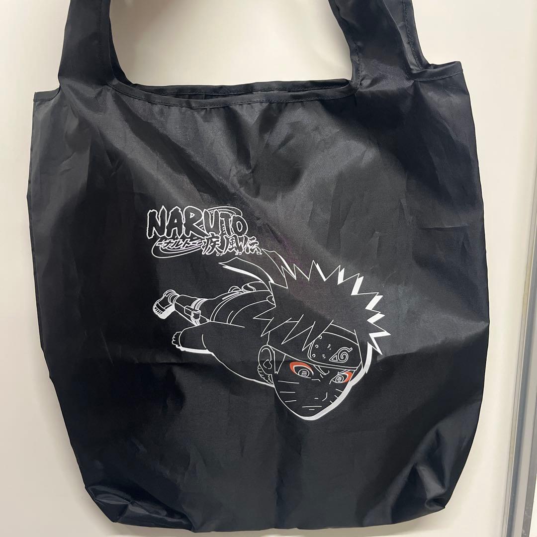 NARUTO 一番くじF賞 ならカツユをつれていけ、、エコバッグ ブラック