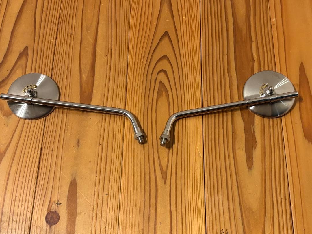 JCMA Φ80 モーターロック　ミラー ラウンドミラー　ヘアライン Webike | Motor Rock モーターロック JCMAミラー Φ80 ヘアライン (MR