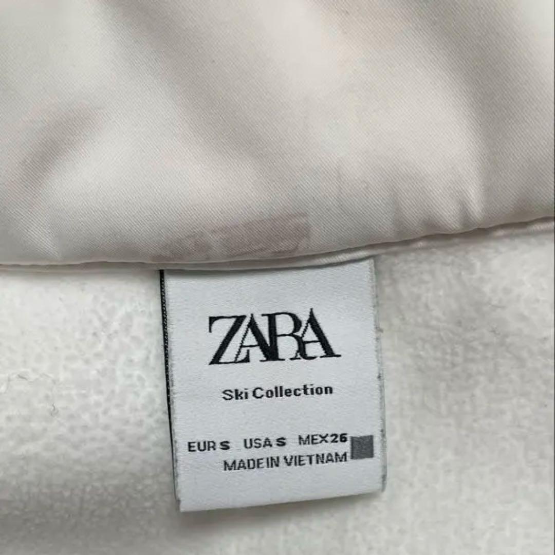 1回のみ着用】ZARAホワイト フルボディスーツ スキーウェアS - スキー