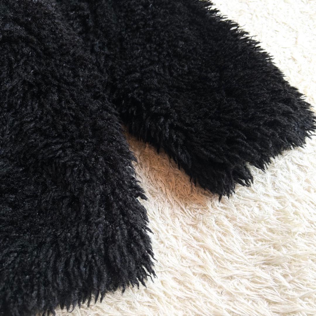 未使用級✨️マリークワント アーカイブ ファー コート ブラック 黒