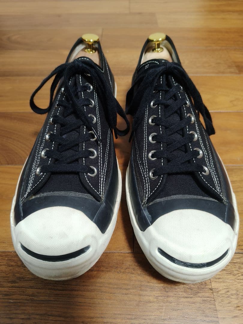 Addict Converse アディクト ジャックパーセル 黒 白 28 CONVERSE ADDICT(コンバースアディクト) /JACK PURCELL CANVAS MID