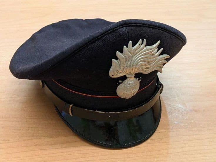 カラビニエリ　イタリア警察　制帽