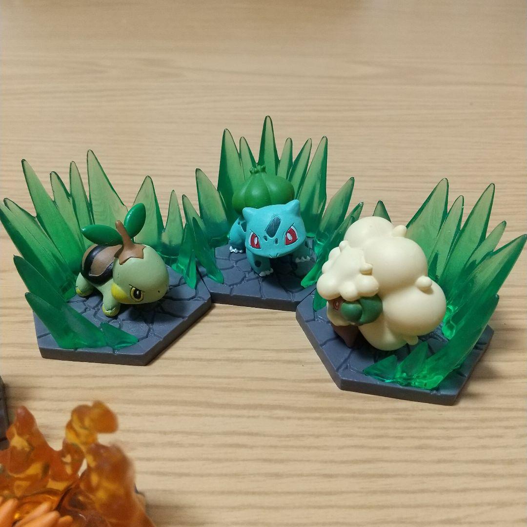 ポケットモンスター ジオラマコレクト でんき&みず ほのお&くさ