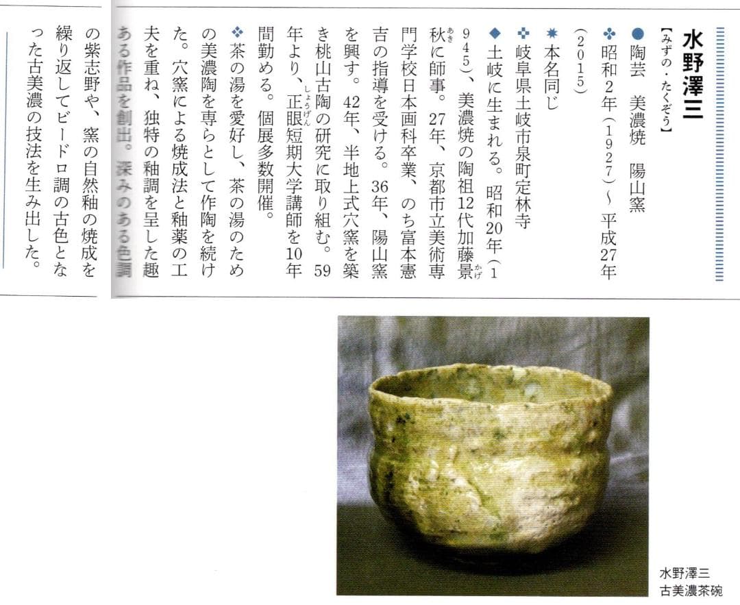 水野澤三造『鼠志野ぐい呑』（共箱） - メルカリ