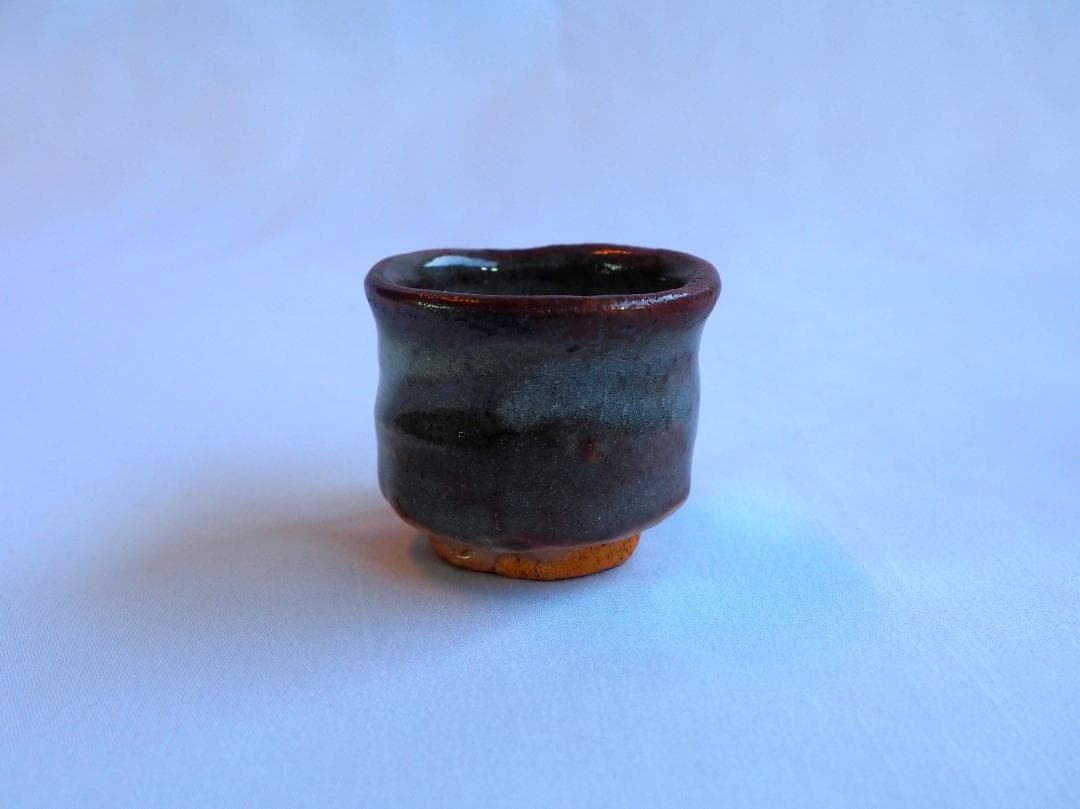 水野澤三造『鼠志野ぐい呑』（共箱） - メルカリ