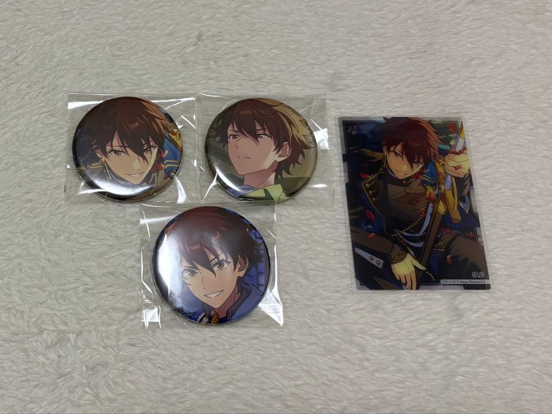 あんさんぶるスターズ 守沢千秋 缶バッジ クリアカード まとめ売り