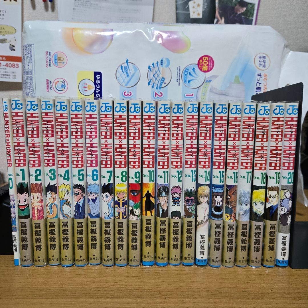 ぴ*み様 HUNTER×HUNTER 全巻セット 1-36巻 + No.0 HUNTER×HUNTER（ハンター×ハンター）1〜36巻 ほぼ全巻セットの通販 by