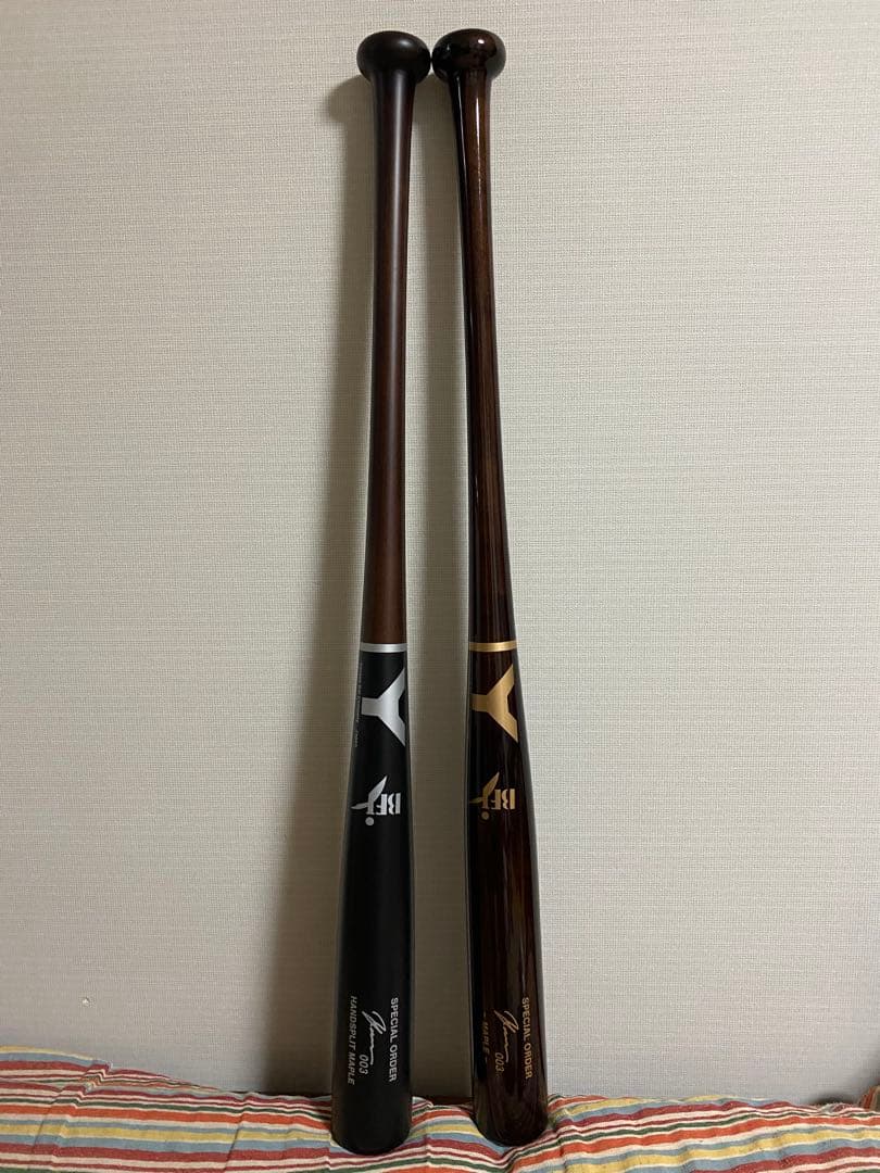 ヤナセ 硬式木製バット スペシャルオーダー 2本セット