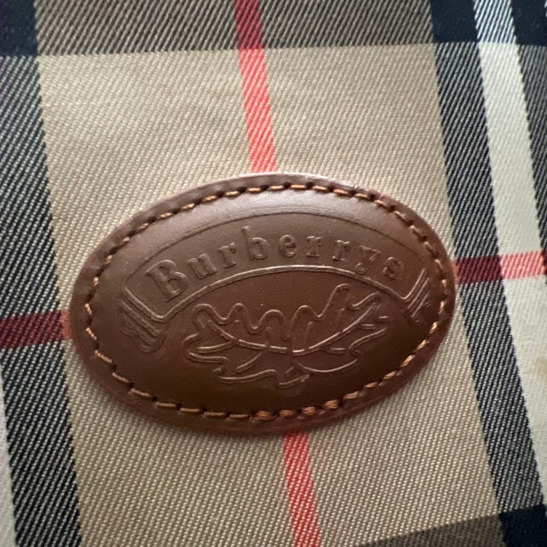 最終価格 Burberry チェック柄 ボストンバッグ 南京錠付き ビンテージ