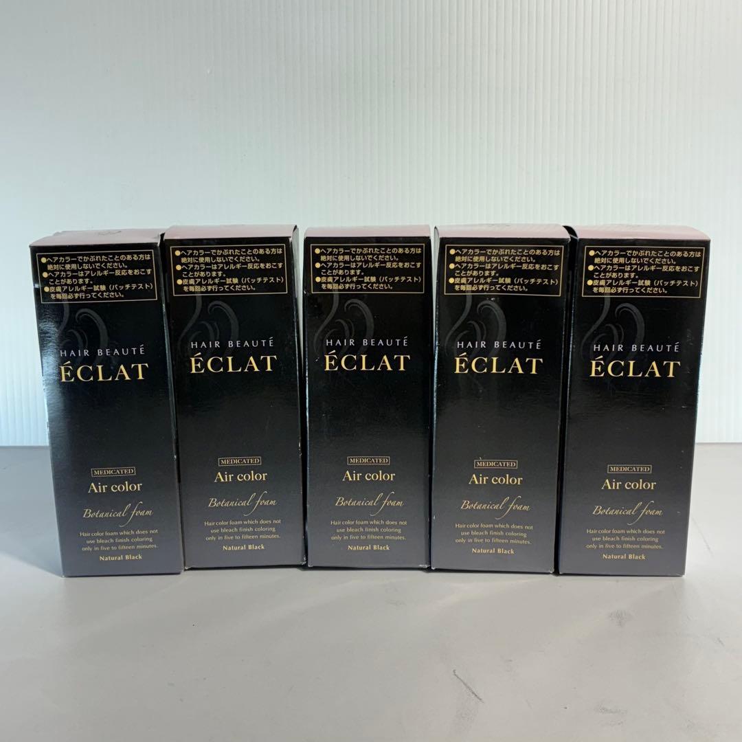 007 ÉCLAT 5個セット ヘアボーテ エクラ ナチュラルブラック 現状品