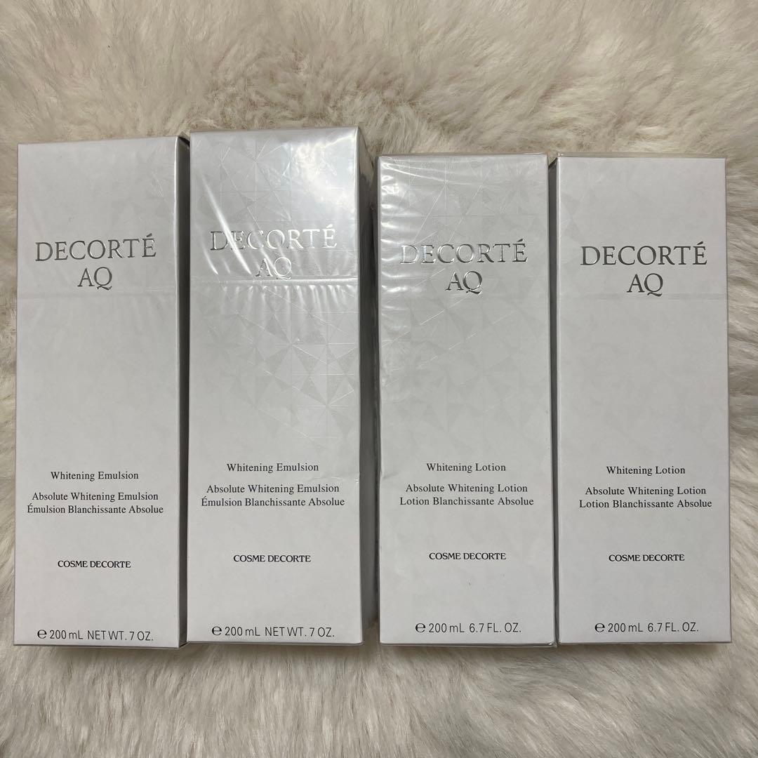 DECORTÉ AQ ホワイトニングローション・エマルジョン4本セット