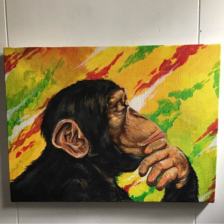 ☆チンパンジー☆デッサン☆