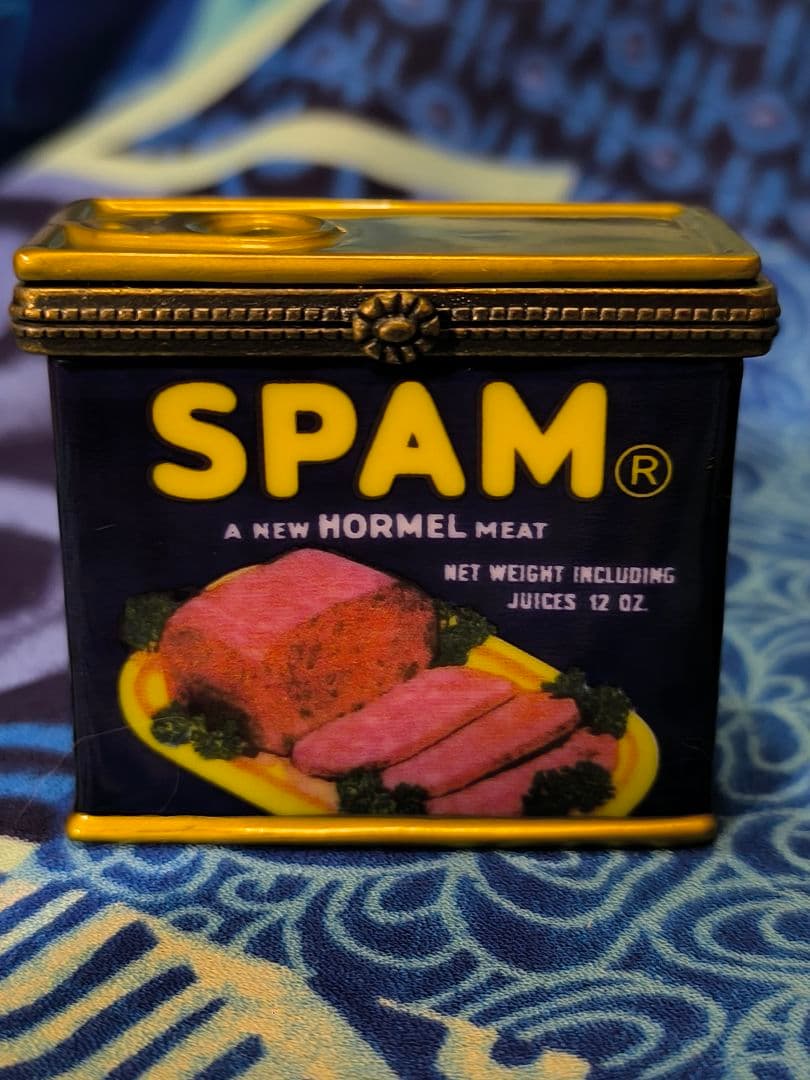 SPAM レトロ缶　ヒンジボックス SPAM缶の貯金箱 | MOUNT BLUE