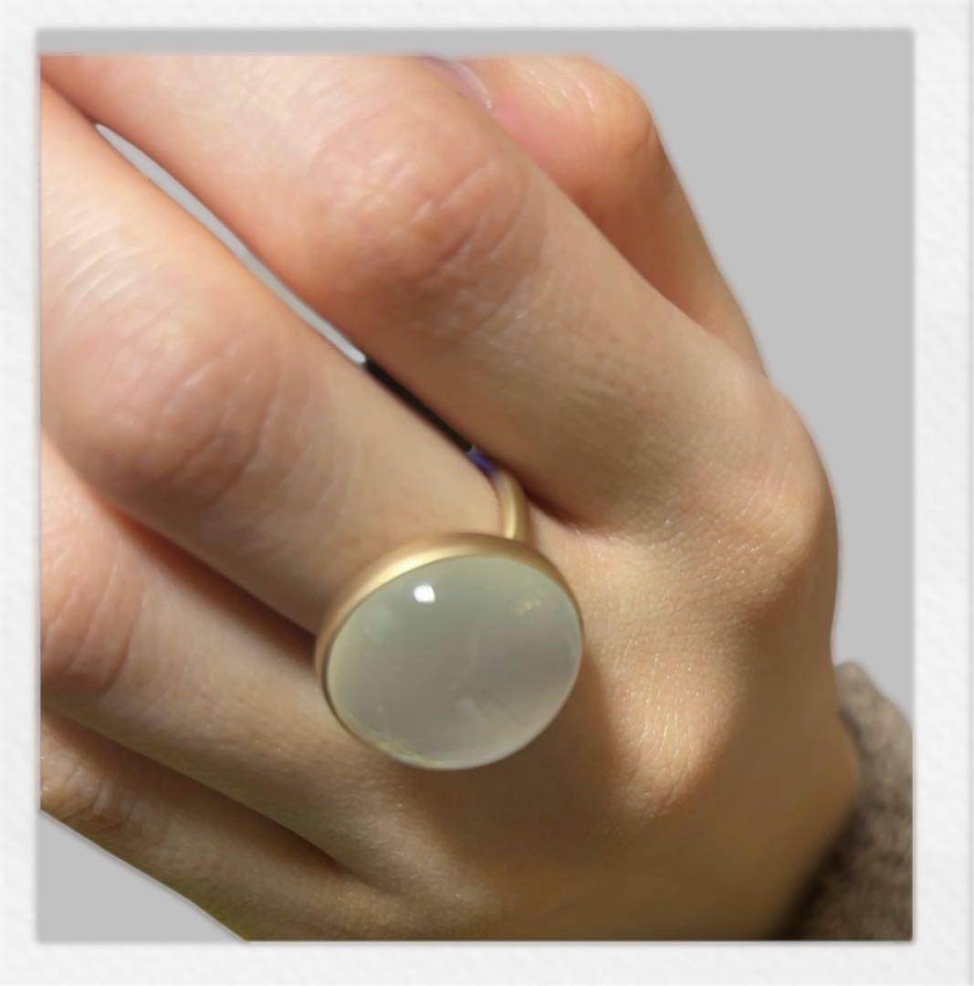 ぴ*ん様 MARIHA Earth Dropsリング ホワイトムーンストーン K - メルカリ