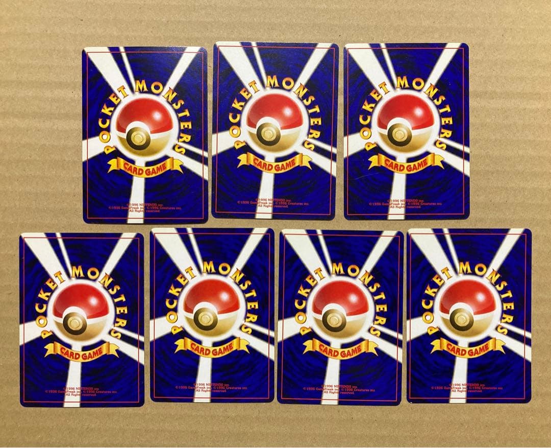 アンノーン A D F I M U 7枚セット ポケモンカード 旧裏面 - メルカリ