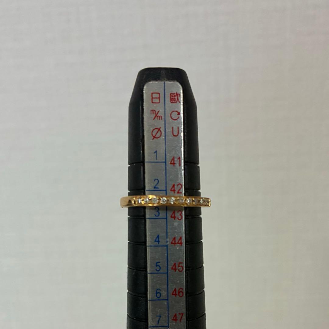 ポンテヴェキオ　ピンキーリング　ダイヤ　k18 Ponte Vecchio（ポンテヴェキオ） ピンキーリング スパイラル 指輪 K18