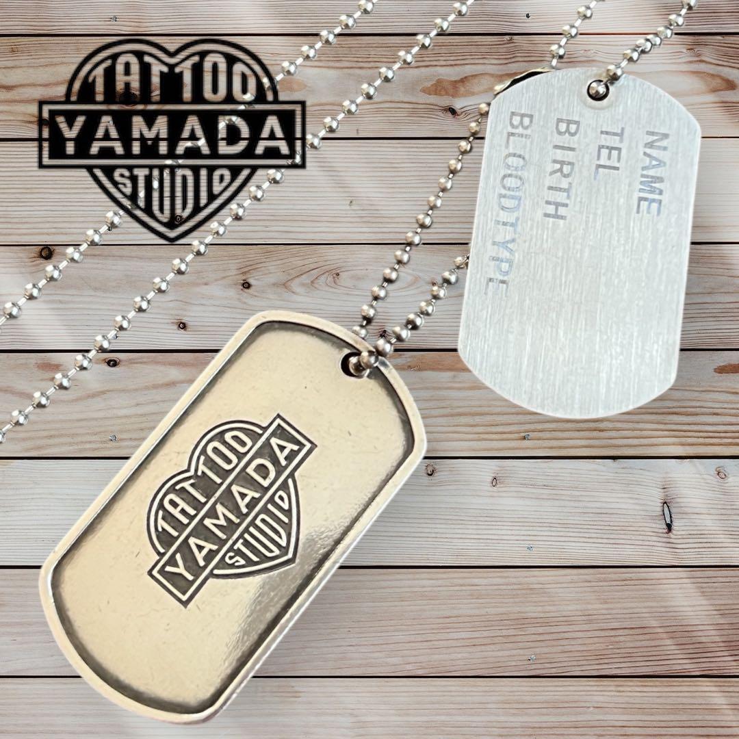 TATTOO STUDIO YAMADA タトゥースタジオヤマダドッグタグ - メルカリ
