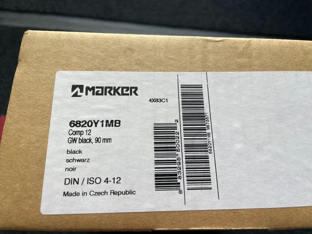 MARKER COMP12GW ビンディング 26継続モデル【新品未使用】