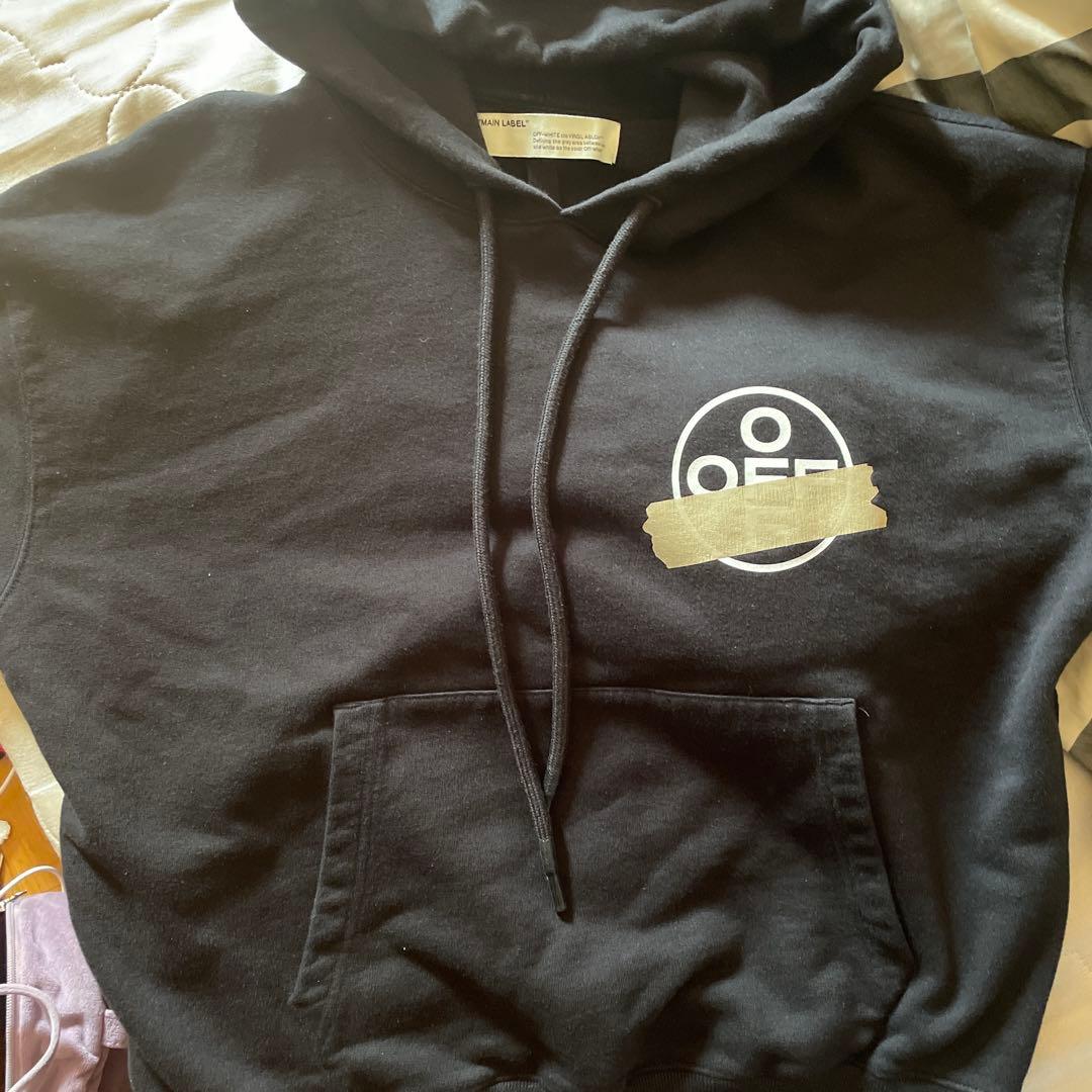 OFF-WHITE クロスアロー 両面ロゴ パーカー