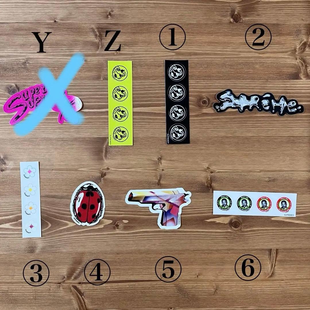 supreme ステッカーセット シュプリーム ロゴステッカー ストリート