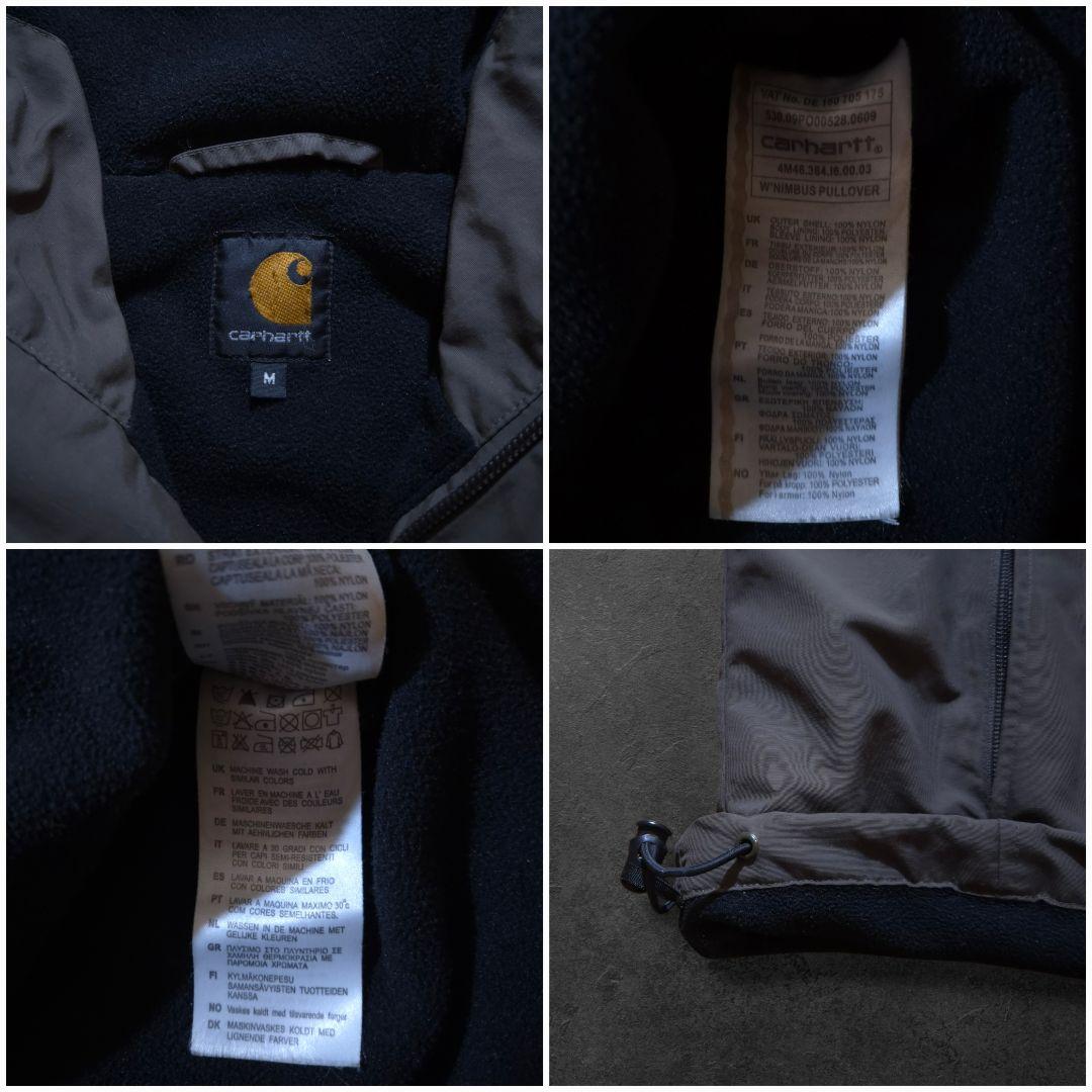 Carharttカーハート ハーフジップ アノラックパーカーニンバスプル