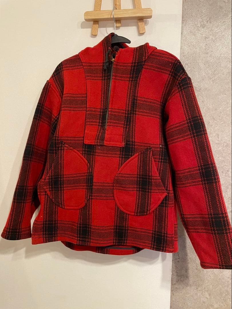 WAREHOUSE チェック　ウール　プルオーバー WAREHOUSE[ウエアハウス] プルオーバー フランネル チェックシャツ