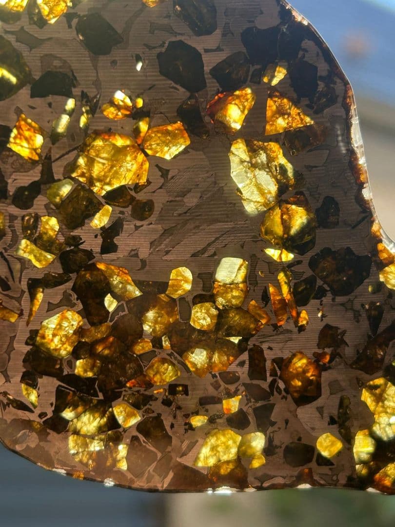 セイムチャン・パラサイト隕石119.00gロシア産クレッシェンド型 楽天市場】セイムチャン隕石 (SEYMCHAN) パラサイト 隕石【ロシア産